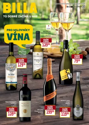 Billa katalog v Prostějov | Billa Katalog: Víno | 2025-08-20T00:00:00.000Z - 2025-09-09T00:00:00.000Z