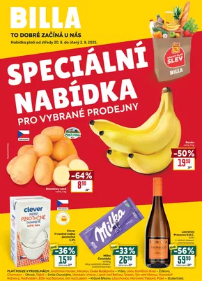 Billa katalog v Prostějov | Billa Speciální nabídka: vybrané prodejny | 2025-08-20T00:00:00.000Z - 2025-09-02T00:00:00.000Z