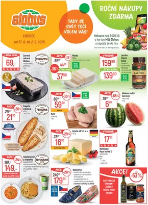 Globus katalog v Liberec | Nabídky pro lovce výhodných nákupů | 2025-08-27T00:00:00.000Z - 2025-09-02T00:00:00.000Z