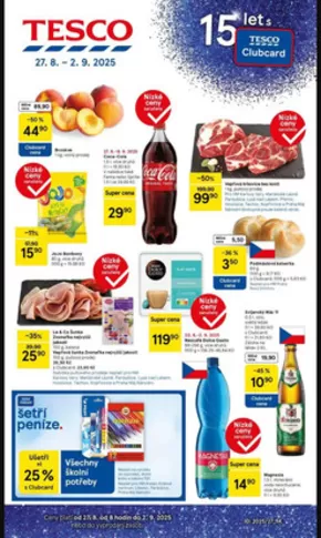 Tesco katalog v Havířov | Naše nejlepší nabídky pro vás | 2025-08-27T00:00:00.000Z - 2025-09-02T00:00:00.000Z