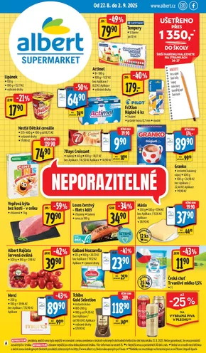 Albert katalog v Ústí nad Labem | Exkluzivní nabídky a výhodné nabídky | 2025-08-27T00:00:00.000Z - 2025-09-02T00:00:00.000Z