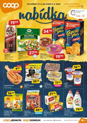Coop katalog v Olomouc | Aktuální speciální akce | 2025-08-27T00:00:00.000Z - 2025-09-09T00:00:00.000Z