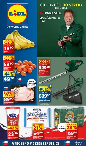 Lidl katalog v České Budějovice | Top nabídky pro všechny zákazníky | 2025-08-28T00:00:00.000Z - 2025-09-07T00:00:00.000Z