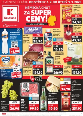 Kaufland katalog v Liberec | Kaufland leták | 2025-09-03T00:00:00.000Z - 2025-09-09T00:00:00.000Z