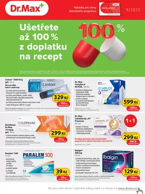 Dr. Max katalog v Praha | Dr. Max leták 9-25 | 2025-09-02T00:00:00.000Z - 2025-09-30T00:00:00.000Z