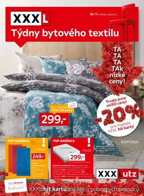 XXXLutz katalog v Černošice | Týdnybytového textilu | 2025-07-28T00:00:00.000Z - 2025-09-14T00:00:00.000Z