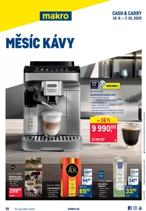 Makro katalog v Zlín | Měsíc kávy | 2025-09-10T00:00:00.000Z - 2025-10-07T00:00:00.000Z