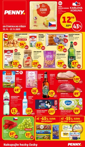 Penny Market katalog v Vlašim | Top nabídky pro šetrné zákazníky | 2025-09-08T00:00:00.000Z - 2025-09-22T00:00:00.000Z