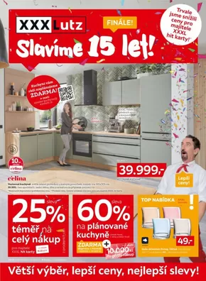 XXXLutz katalog v Černošice | Sleva 25 % na téměř celý nýkup! | 2025-09-08T00:00:00.000Z - 2025-09-21T00:00:00.000Z