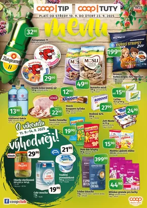 Coop katalog v Žďár nad Sázavou | Skvělé slevy na vybrané produkty | 2025-09-10T00:00:00.000Z - 2025-09-23T00:00:00.000Z