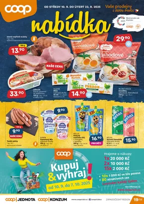 Coop katalog v Rokycany | Top nabídky pro šetrné zákazníky | 2025-09-10T00:00:00.000Z - 2025-09-23T00:00:00.000Z
