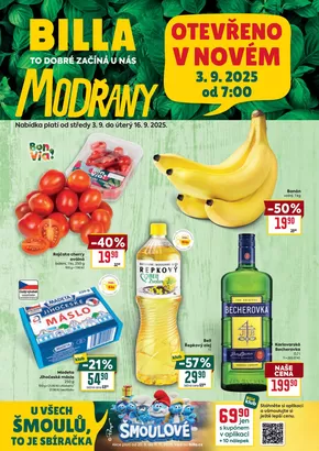 Billa katalog v Lovosice | Billa Speciál: Modřany | 2025-09-11T00:00:00.000Z - 2025-09-25T00:00:00.000Z