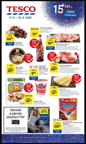 Tesco katalog v Rychnov nad Kněžnou | Naše nejlepší výhodné nabídky | 2025-09-17T00:00:00.000Z - 2025-09-23T00:00:00.000Z