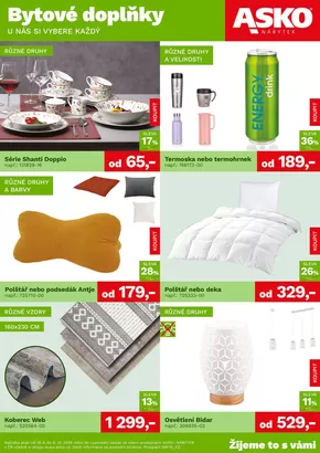 Asko katalog v Teplice | ASKO NÁBYTEK - Bytové doplňky za skvělé ceny | 2025-09-18T00:00:00.000Z - 2025-10-08T00:00:00.000Z