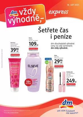dm drogerie katalog v Frýdek-Místek | Top nabídky pro šetrné zákazníky | 2025-09-18T00:00:00.000Z - 2025-10-02T00:00:00.000Z