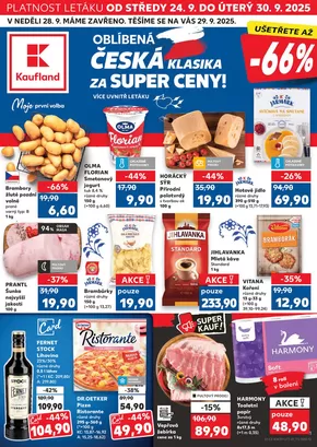 Kaufland katalog v České Budějovice | Kaufland leták | 2025-09-24T00:00:00.000Z - 2025-09-30T00:00:00.000Z