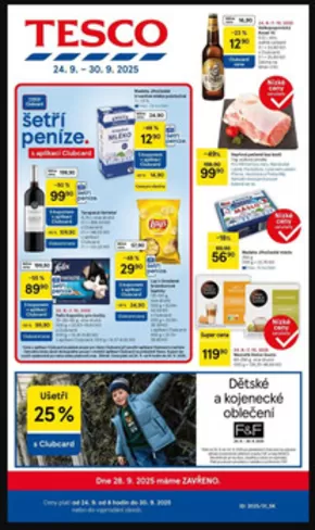 Tesco katalog v Lysá nad Labem | Exkluzivní nabídky pro naše zákazníky | 2025-09-24T00:00:00.000Z - 2025-09-30T00:00:00.000Z