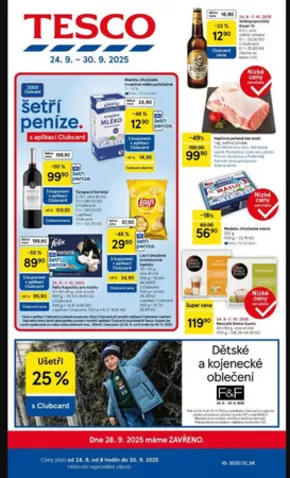 Tesco katalog v Veselí nad Moravou | katalogy hyper Tesco | 2025-09-24T00:00:00.000Z - 2025-09-30T00:00:00.000Z