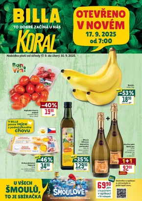 Billa katalog v Plzeň | Billa Speciál: Korál | 2025-09-27T00:00:00.000Z - 2025-10-11T00:00:00.000Z