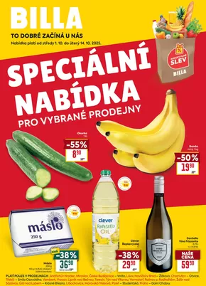 Billa katalog v Olomouc | Billa Speciální nabídka: vybrané prodejny | 2025-10-01T00:00:00.000Z - 2025-10-15T00:00:00.000Z