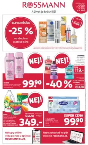 Rossmann katalog v Slaný | Rossmann leták | 2025-10-01T00:00:00.000Z - 2025-10-15T00:00:00.000Z