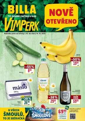 Billa katalog v Nové Město na Moravě | Billa Speciál: Vimperk | 2025-10-06T00:00:00.000Z - 2025-10-20T00:00:00.000Z