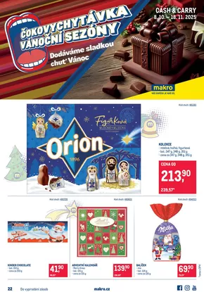 Makro katalog v Most | Mikulášské čokolády | 2025-10-08T00:00:00.000Z - 2025-11-18T00:00:00.000Z