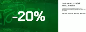 -20 % na nezlevněná trička a mikiny