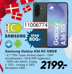 Galaxy -  A36 5G 128GB
