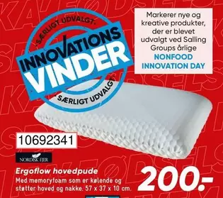 Ergoflow hovedpude