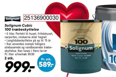 Cubic 100 træbeskyttelse