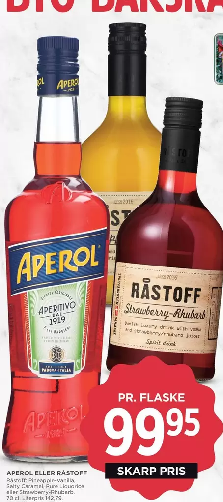 Aperol - APEROL ELLER RÅSTOFF