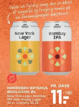 New York Lager, Bombay IPA eller Hoppy Lager
