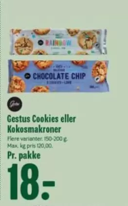 Rainbow - Cookies eller Kokosmakroner