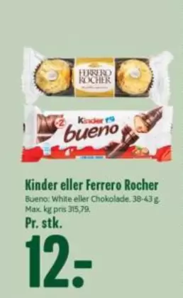 Kinder -  eller Ferrero Rocher