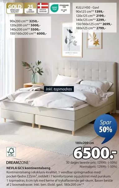 NEVLA GCS kontinentalseng