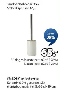 Keramik - toiletbørste
