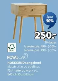 Natur - HOKKSUND sengebord