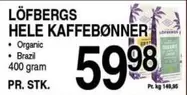 HELE KAFFEBØNNER