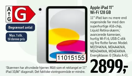 Den - iPad 11" Wi-Fi 128 GB