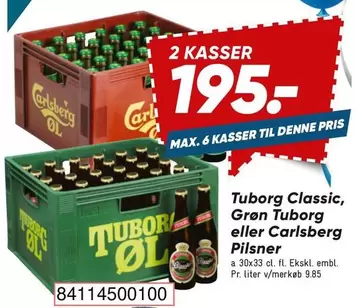 Carlsberg - Classic, Grøn eller Pilsner