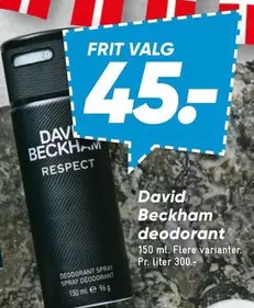 David Beckham - Deodorant