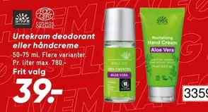 deodorant eller håndcreme