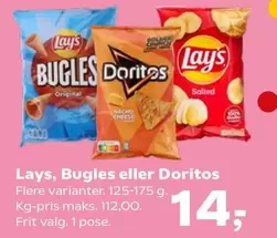 Bugles eller Doritos