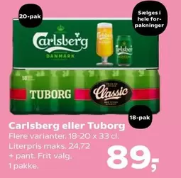 Carlsberg -  eller Tuborg