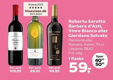 Barbera d'Asti, Vinre Bianco eller Giordano Selvato