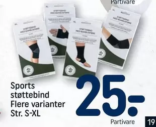 Sports støttebind