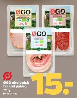 økologisk friland pålæg