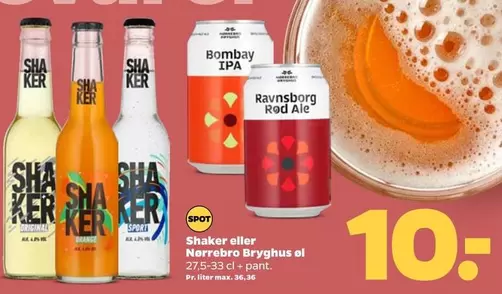 Orange - Shaker eller Norrebro Bryghus
