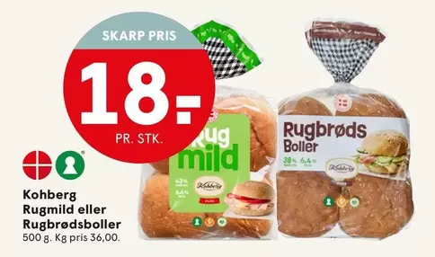 Rugmild eller Rugbrødsboller